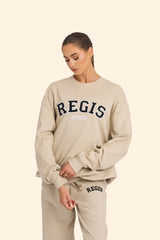 Women's Organic Combed Ringspon Cotton Sweatshirt - Desert Dust