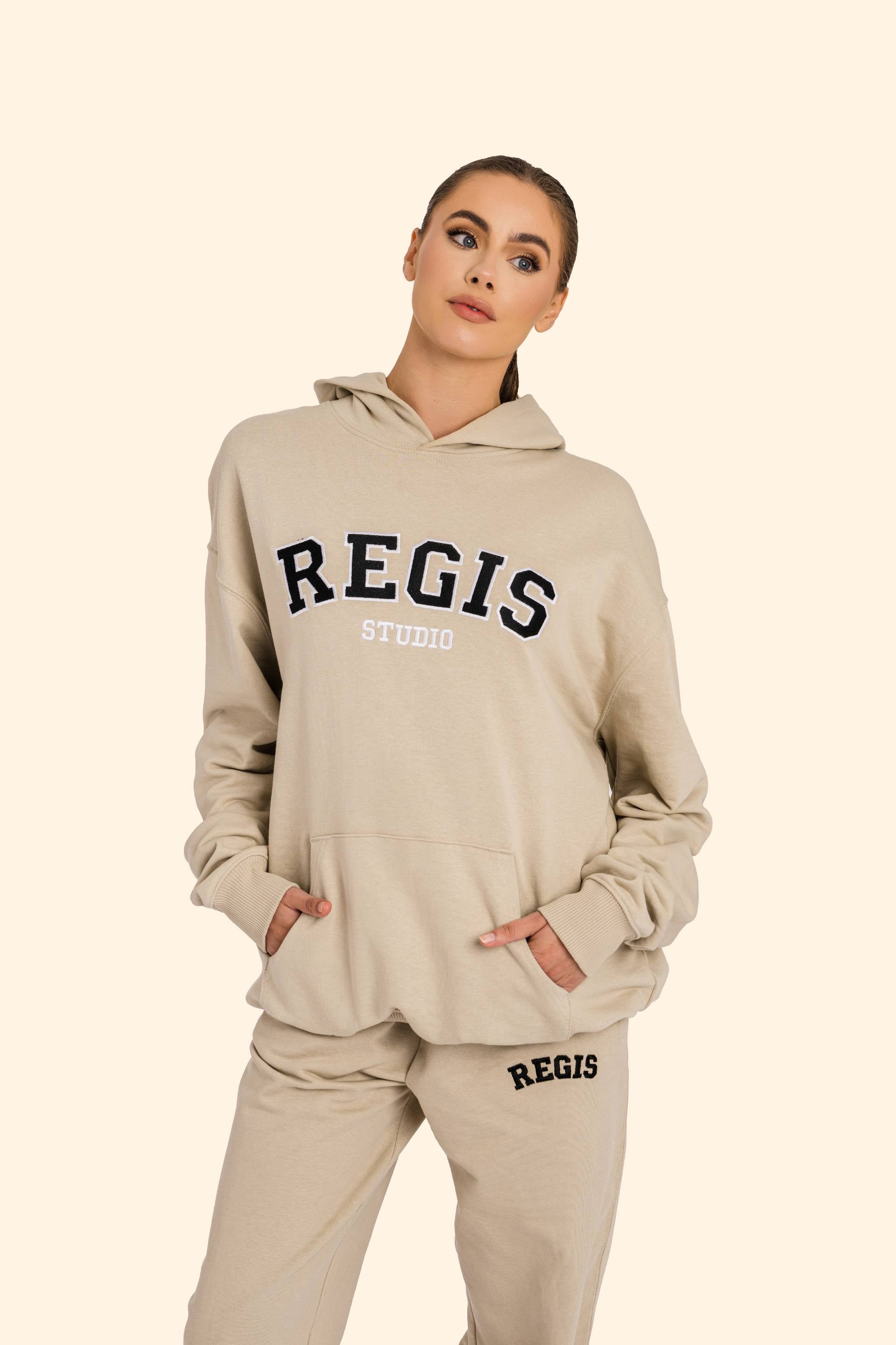 Atlas Dryvault Unisex Boxy Dry Handfeel Hoodie - Desert Dust