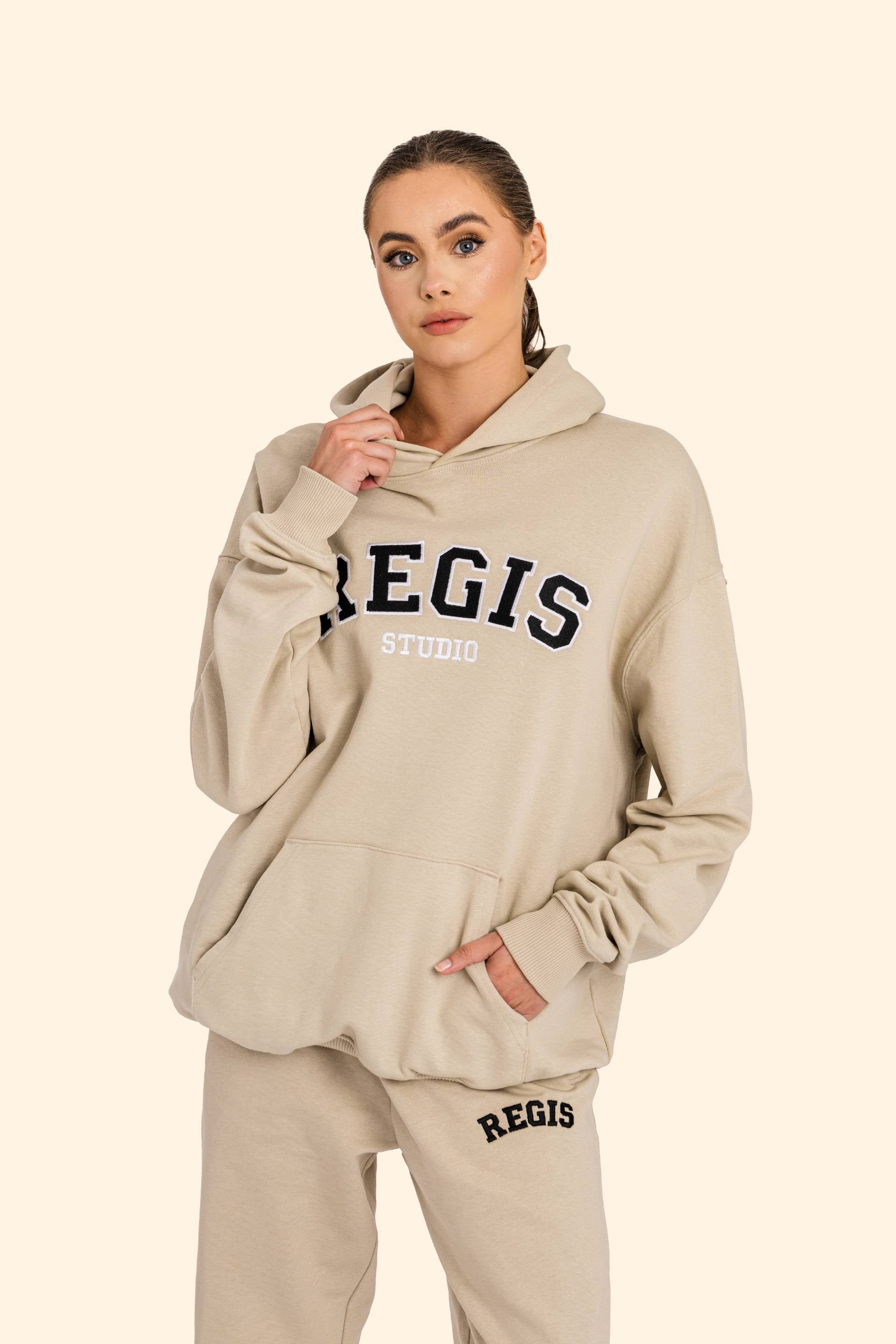 Atlas Dryvault Unisex Boxy Dry Handfeel Hoodie - Desert Dust