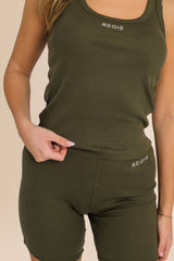 Women’s Ribbed - Shorts Organic - Khaki