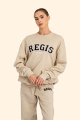 Women's Organic Combed Ringspon Cotton Sweatshirt - Desert Dust