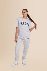 Organic French Terry Jogger Pants - Cool Heather Grey