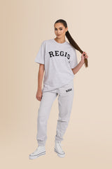 Organic French Terry Jogger Pants - Cool Heather Grey