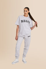 Organic French Terry Jogger Pants - Cool Heather Grey