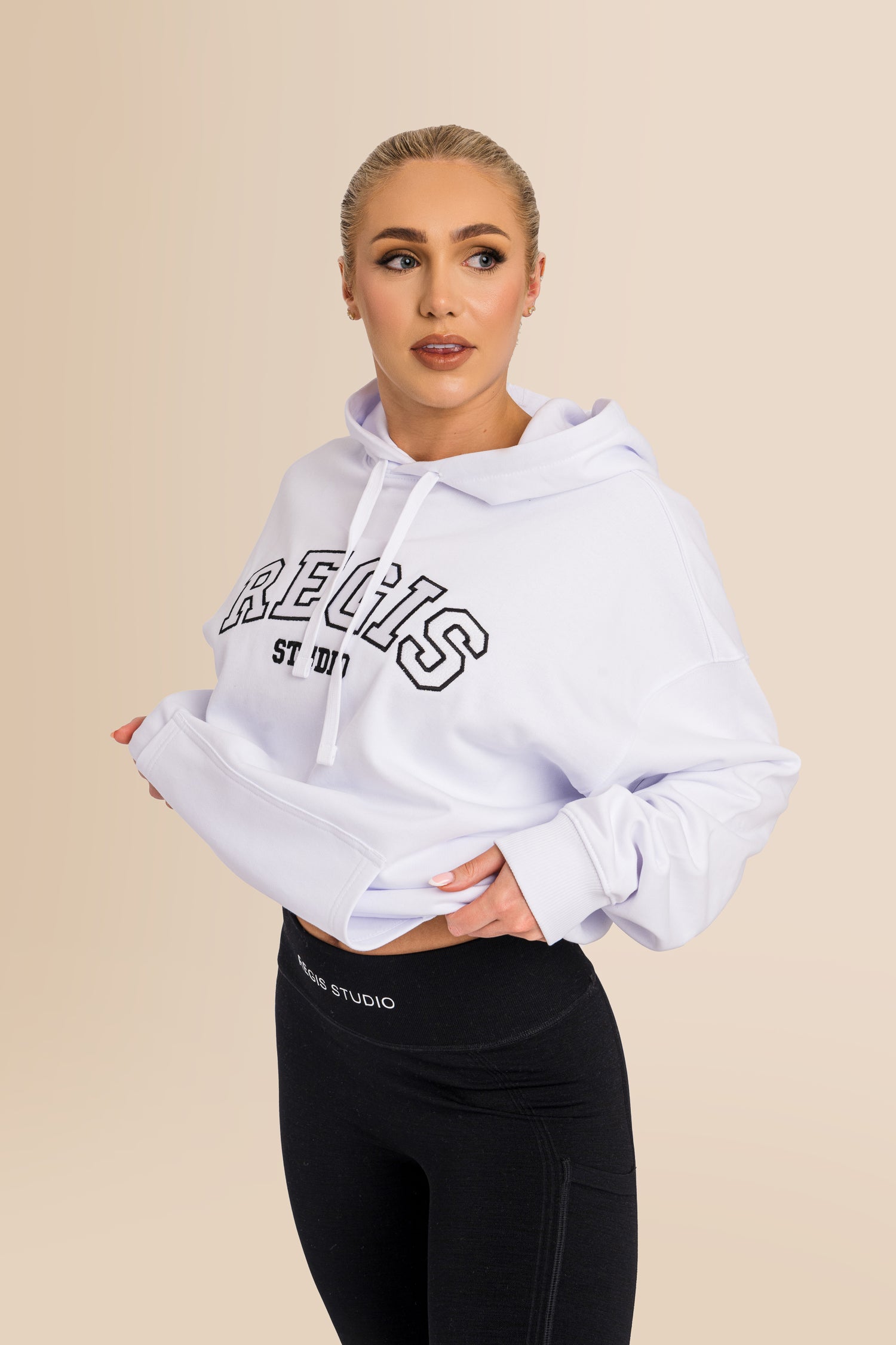 Titan Striker 2.0 Unisex Oversized Hoodie  - White