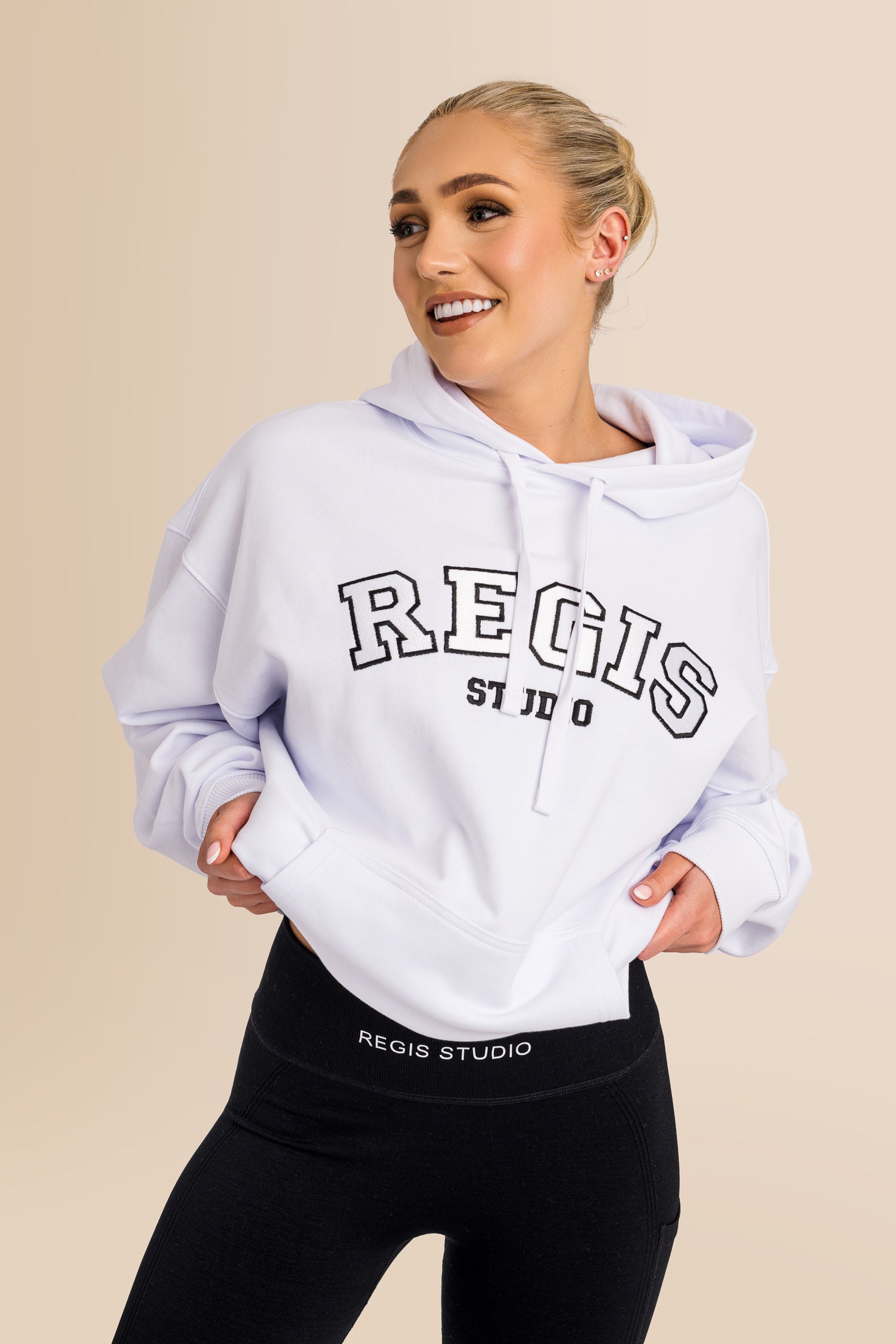 Titan Striker 2.0 Unisex Oversized Hoodie  - White