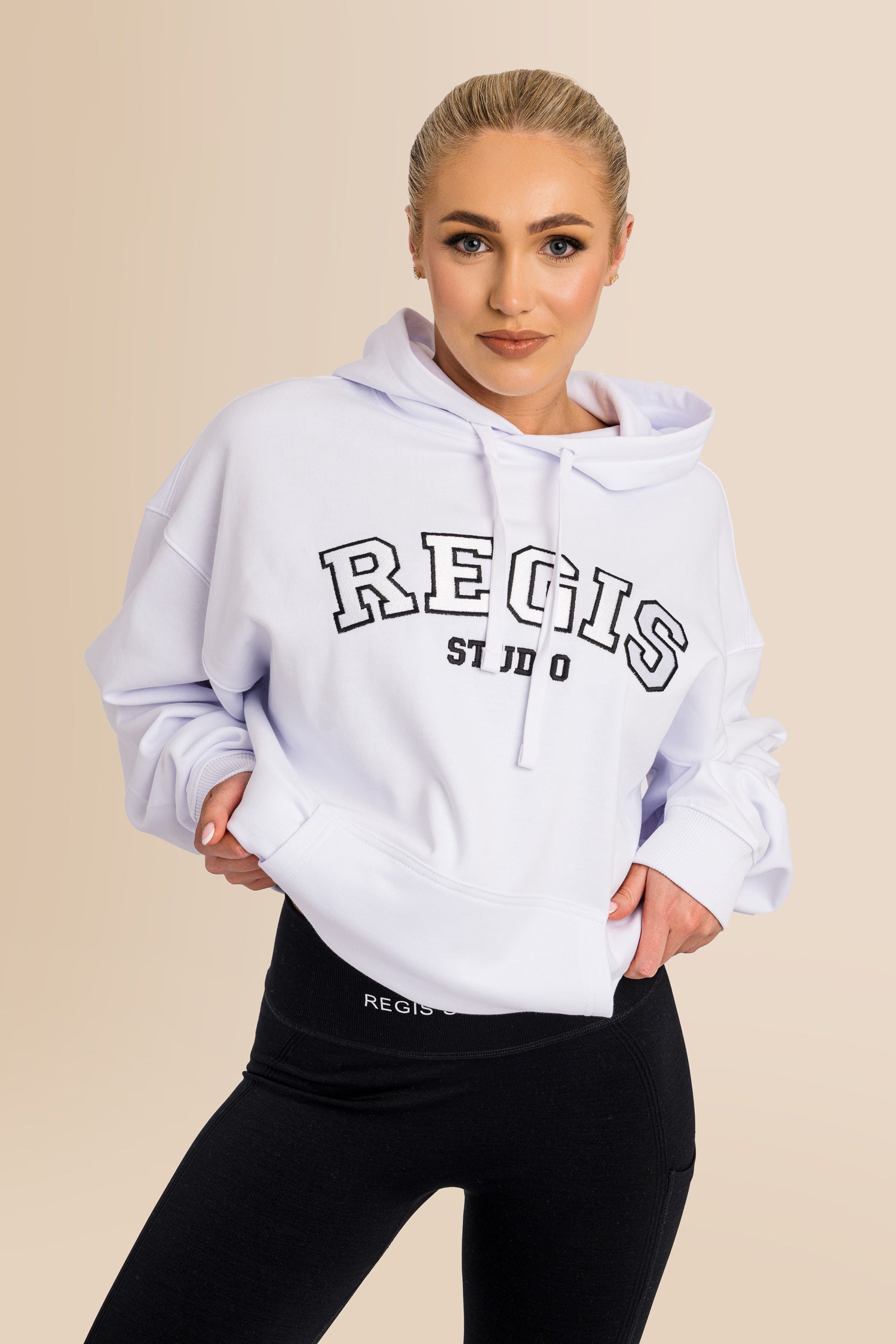 Titan Striker 2.0 Unisex Oversized Hoodie  - White