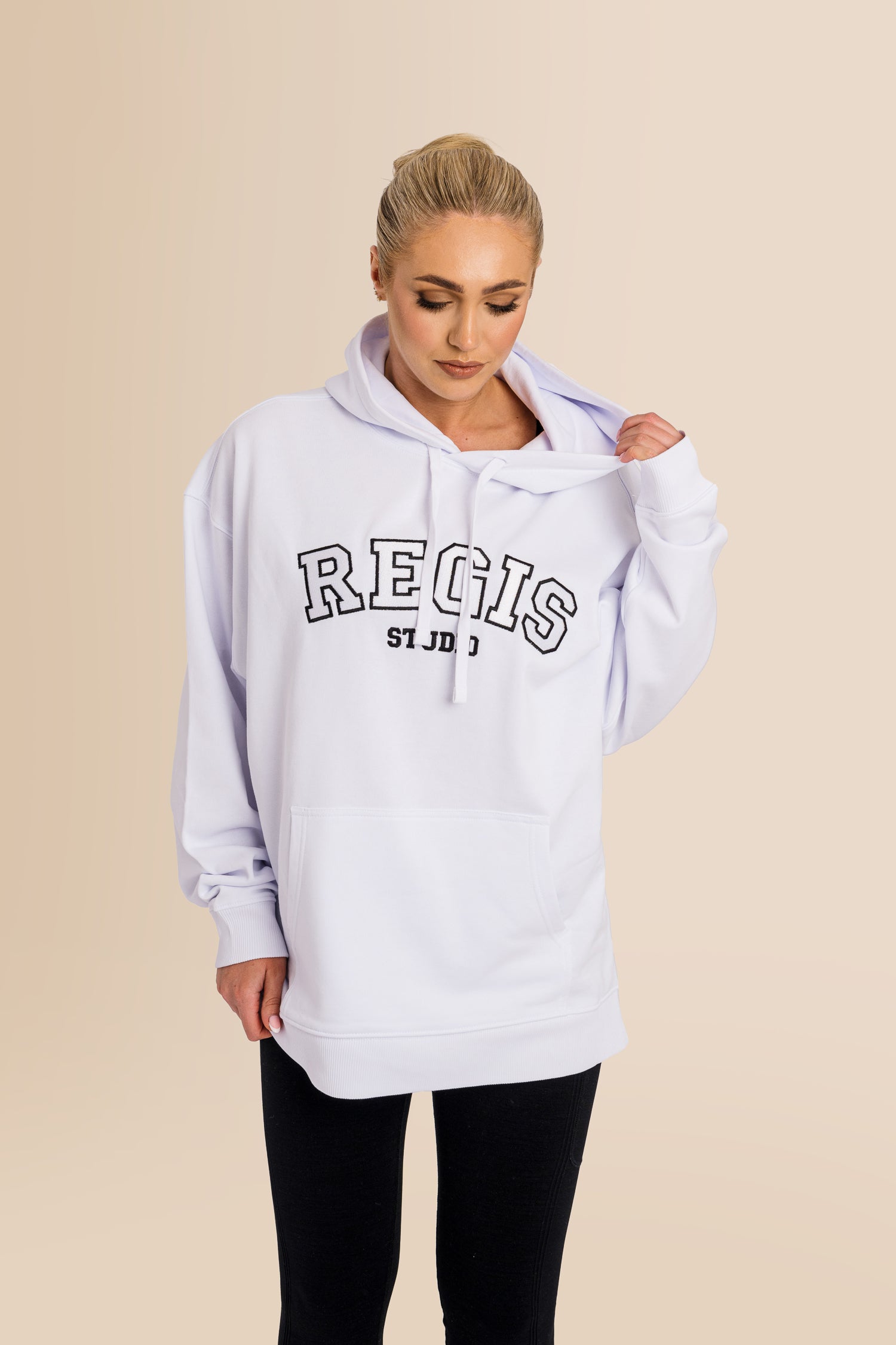 Titan Striker 2.0 Unisex Oversized Hoodie  - White