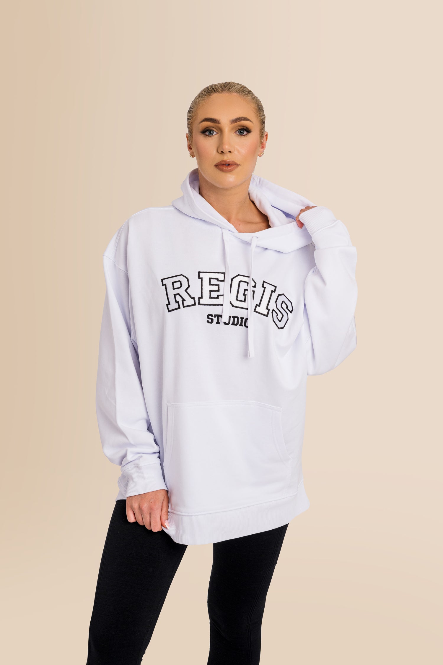 Titan Striker 2.0 Unisex Oversized Hoodie  - White