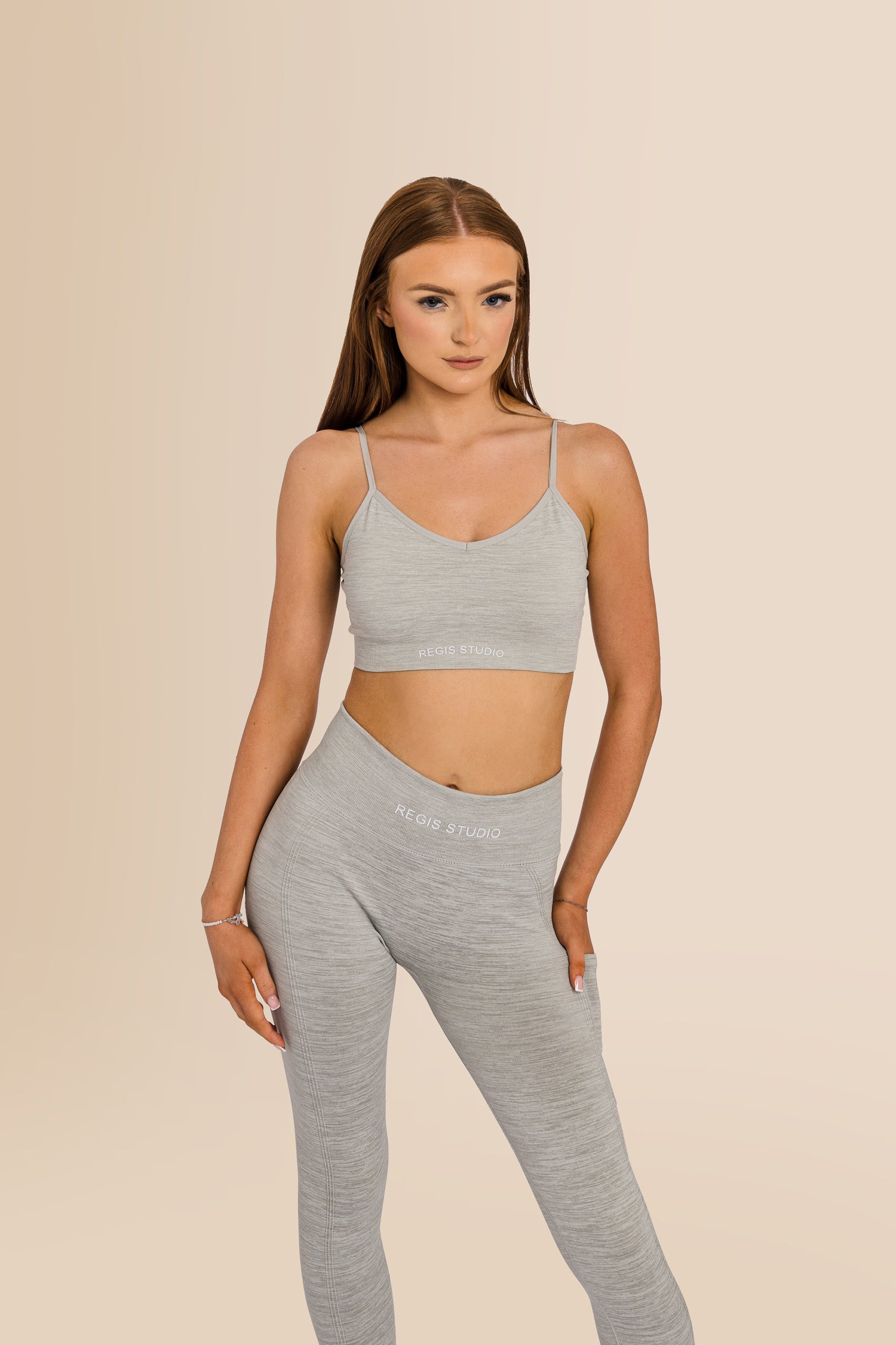 Women's Ribbed - Multi-Sport Leggings - Grey