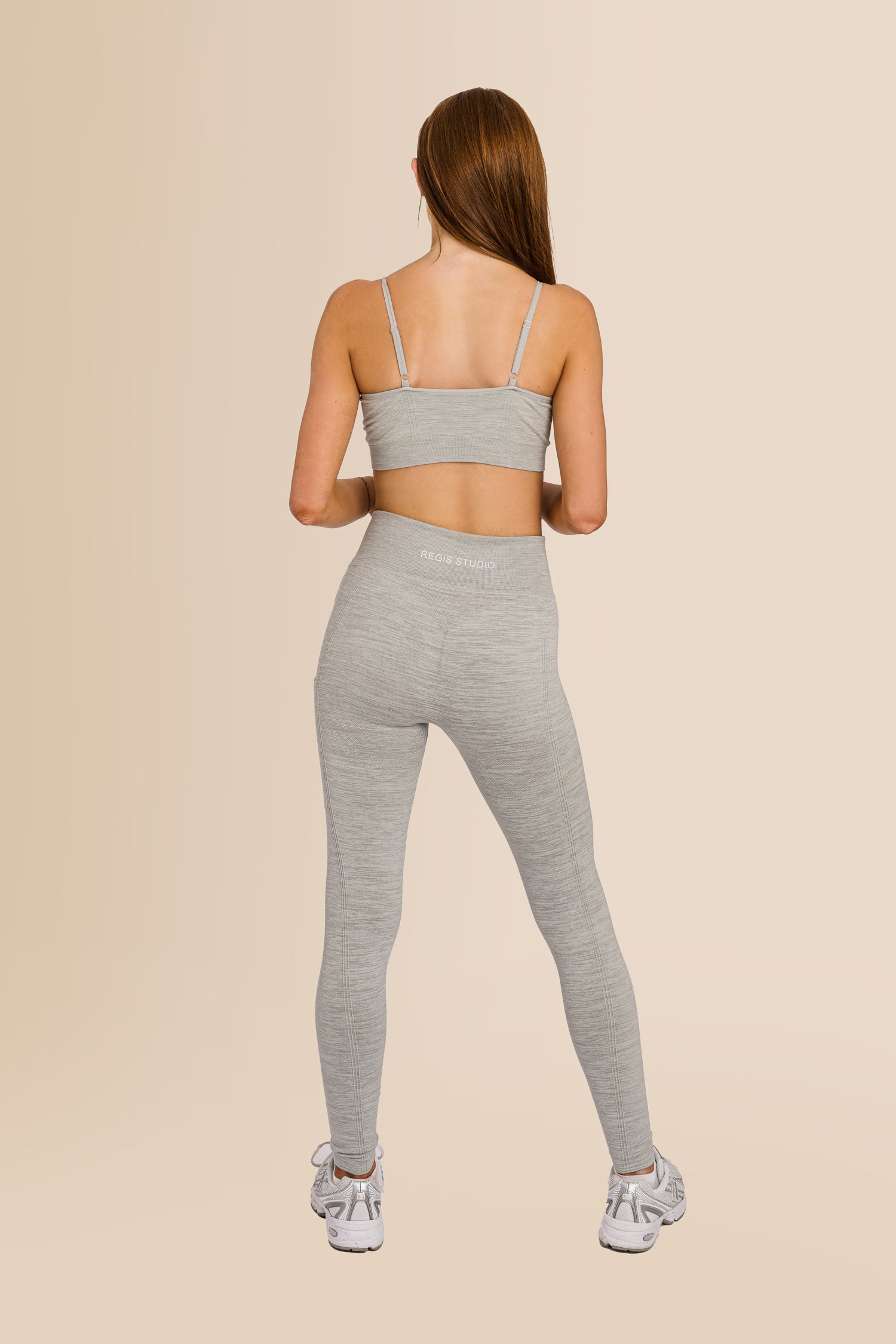 Women's Ribbed - Multi-Sport Leggings - Grey