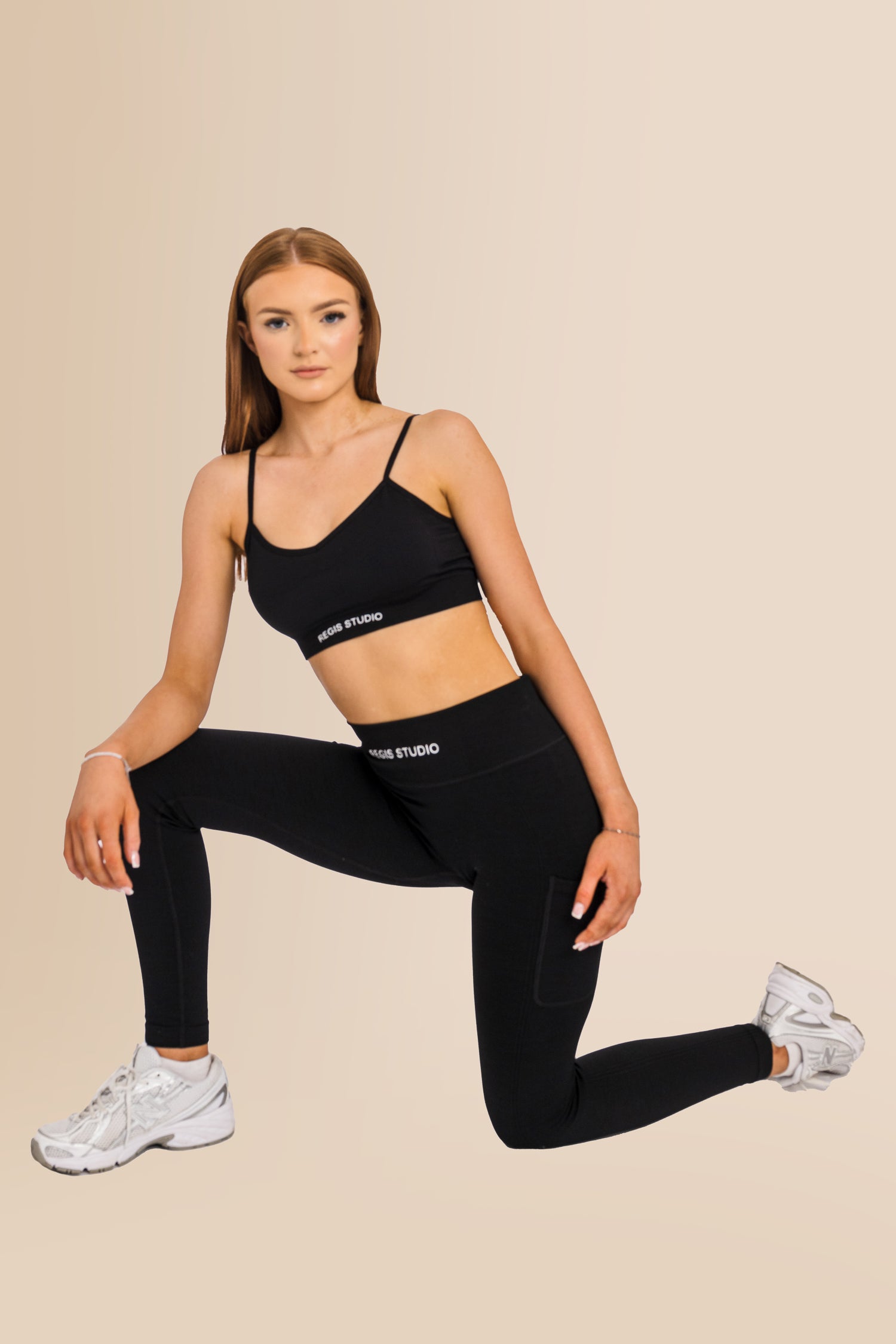 Women's Ribbed Multi-Sport Leggings - Black