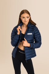 Women's Recycled Padded Jacket - French Navy