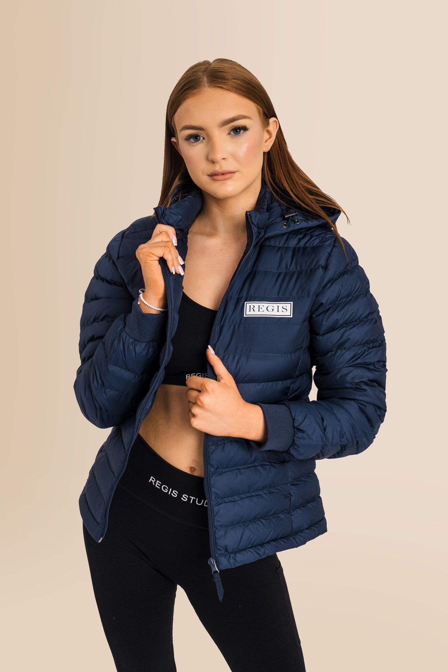Women's Recycled Padded Jacket - French Navy