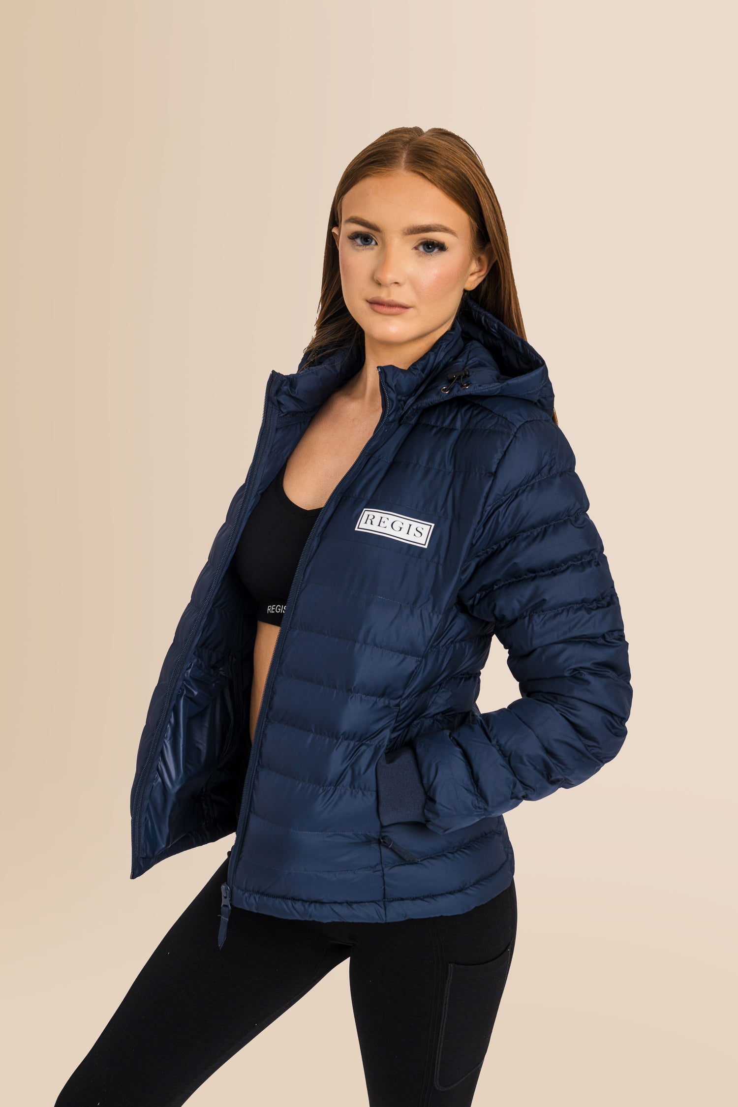 Women's Recycled Padded Jacket - French Navy