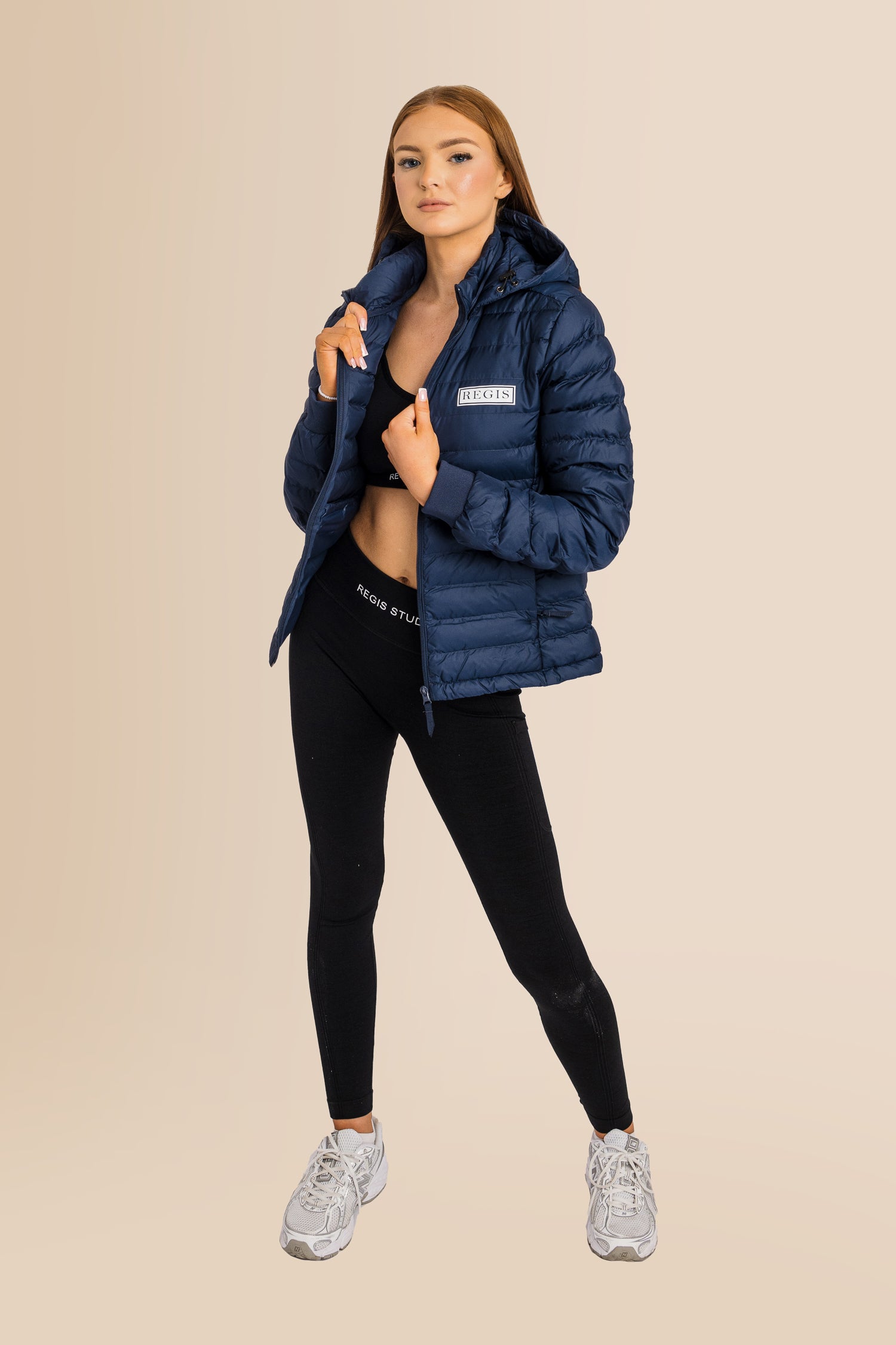 Women's Recycled Padded Jacket - French Navy