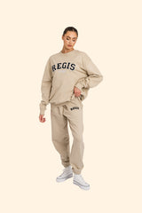 Organic French Terry Jogger Pants - Desert Dust