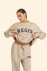 Organic French Terry Jogger Pants - Desert Dust