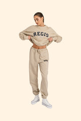 Organic French Terry Jogger Pants - Desert Dust