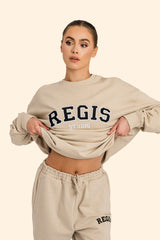 Organic French Terry Jogger Pants - Desert Dust