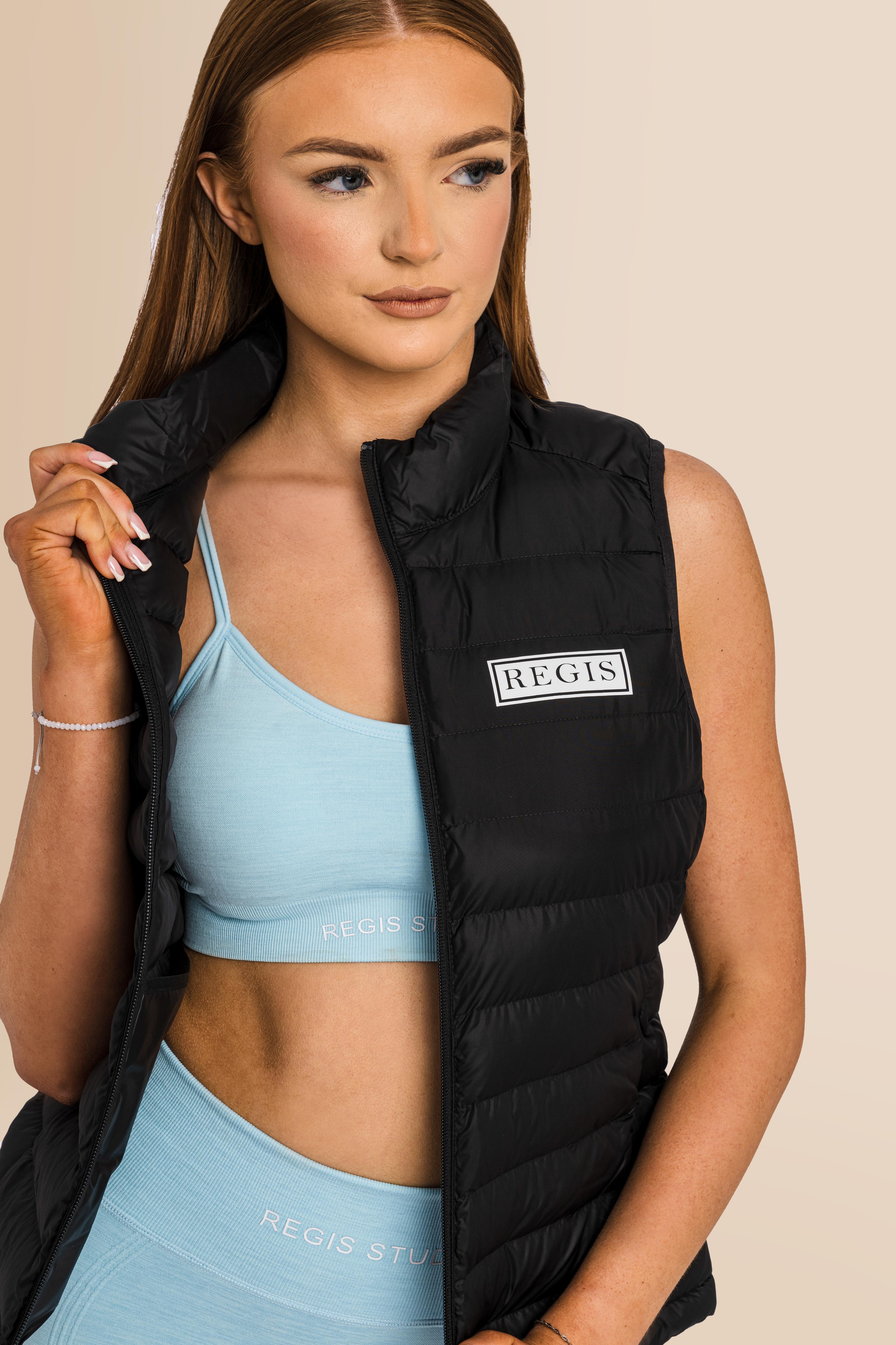 Recycled Sleeveless Body Warmer - Black