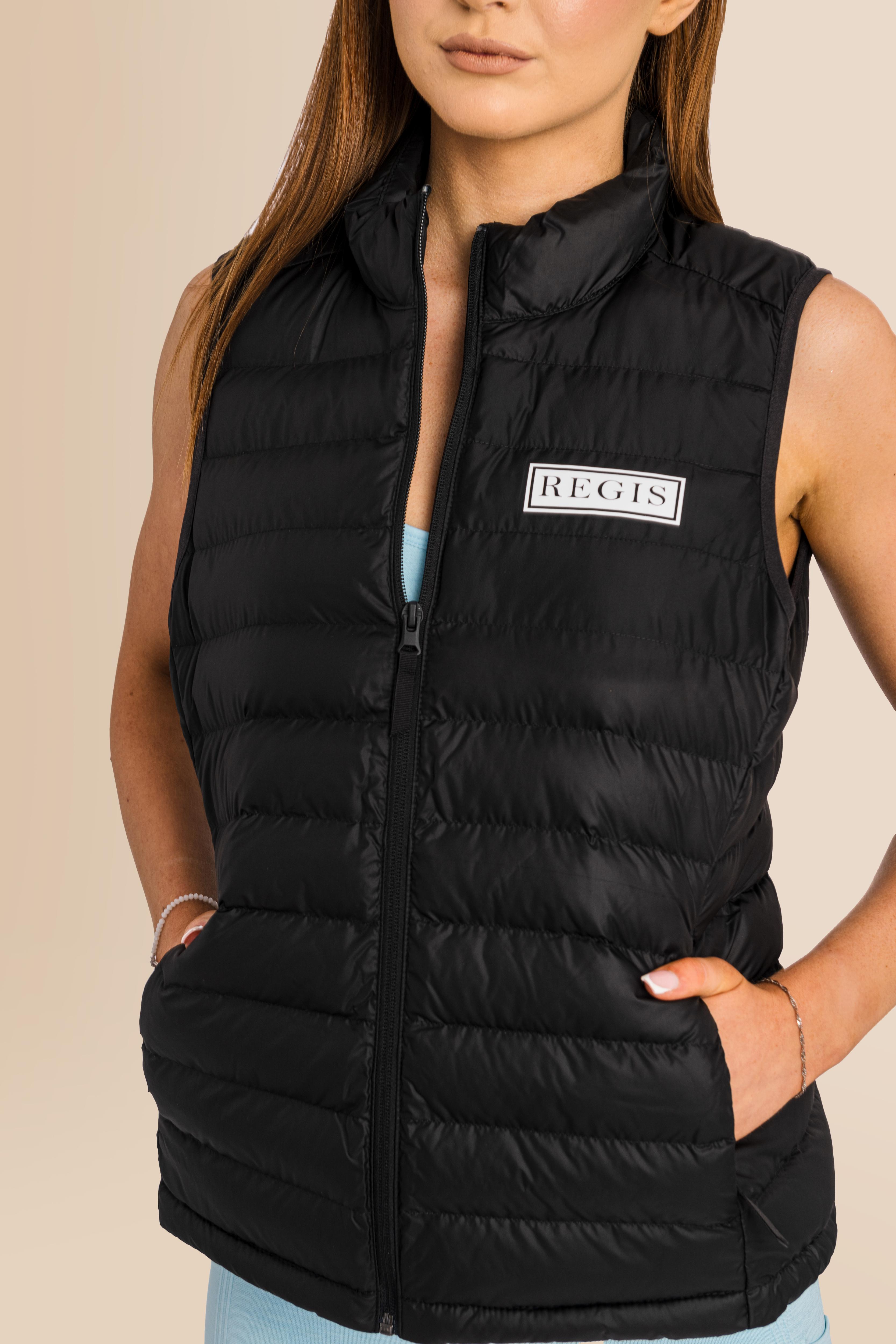 Recycled Sleeveless Body Warmer - Black