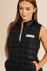 Recycled Sleeveless Body Warmer - Black