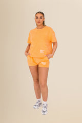 Women’s Terry Towel Shorts – Organic Comfort Blend - Apricot