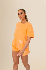 Women’s Terry Towel Shorts – Organic Comfort Blend - Apricot