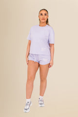Eco-Friendly Women's French Terry Shorts - 100% Organic - Washed Parma