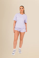 Eco-Friendly Women's French Terry Shorts - 100% Organic - Washed Parma