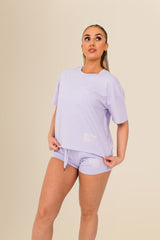 Eco-Friendly Women's French Terry Shorts - 100% Organic - Washed Parma