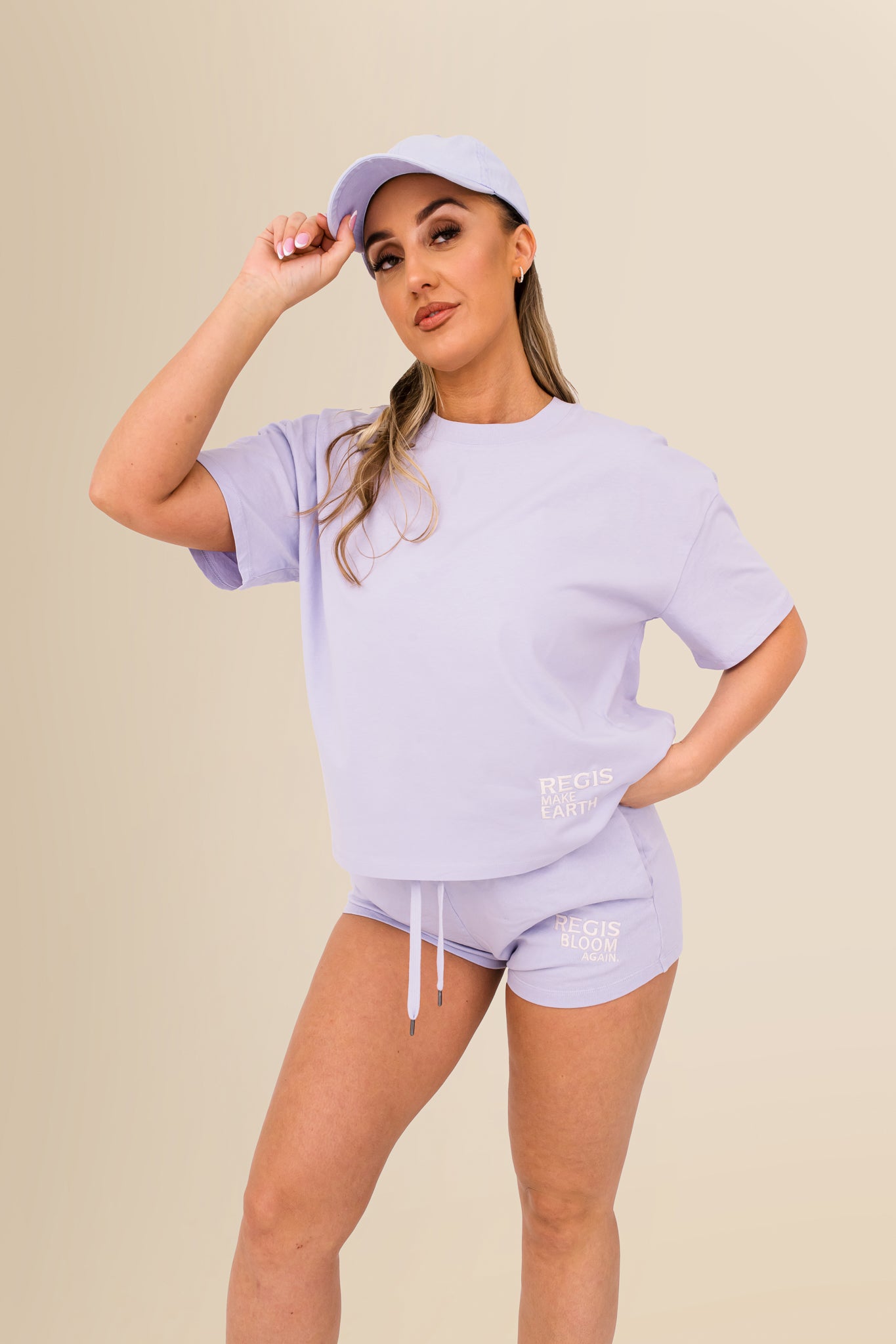 Eco-Friendly Women's French Terry Shorts - 100% Organic - Washed Parma