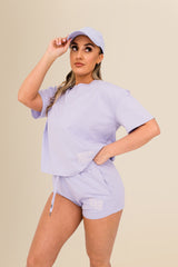 Eco-Friendly Women's French Terry Shorts - 100% Organic - Washed Parma