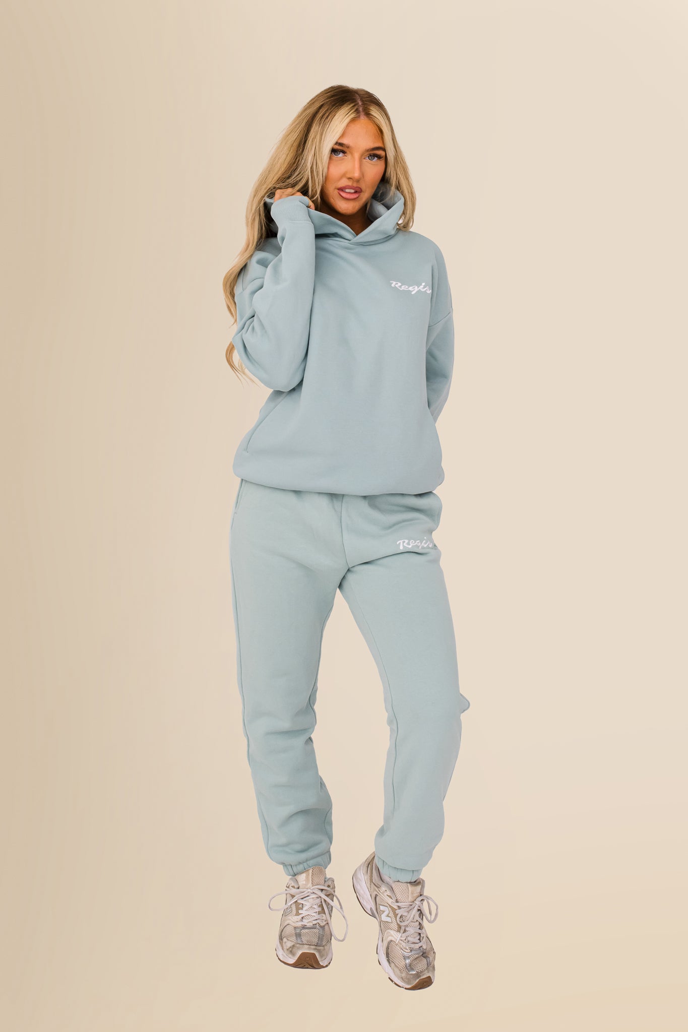 Unisex Oversized Organic Hooded Sweatshirt - Eco-Conscious Comfort - Jade Green