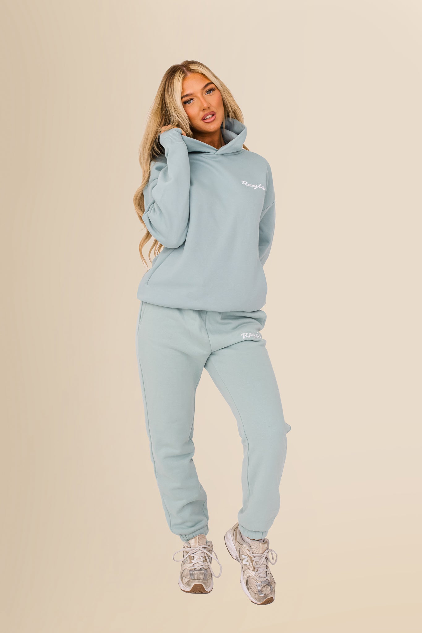 Unisex Oversized Organic Hooded Sweatshirt - Eco-Conscious Comfort - Jade Green