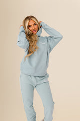 Unisex Oversized Organic Hooded Sweatshirt - Eco-Conscious Comfort - Jade Green