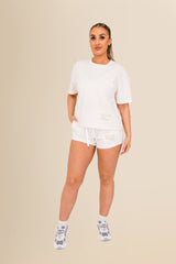 Women's Oversized Tee – 100% Organic Cotton - Ivory