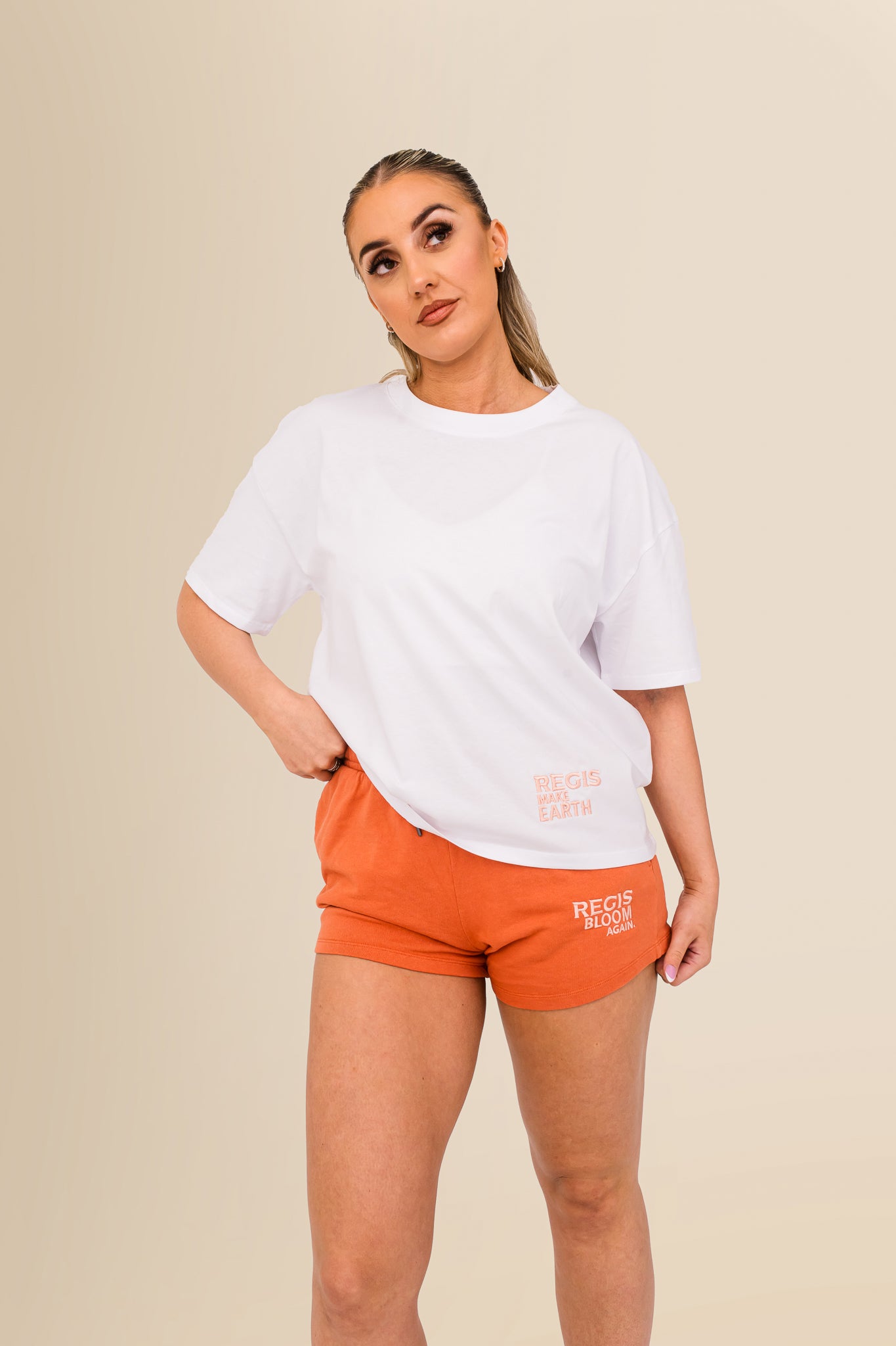 Women's Oversized Tee – 100% Organic Cotton - White