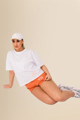Women's Oversized Tee – 100% Organic Cotton - White