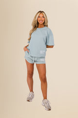 Eco-Friendly Women's French Terry Shorts - 100% Organic - Jade Green