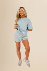 Women's Oversized Tee – 100% Organic Cotton - Forest Jade