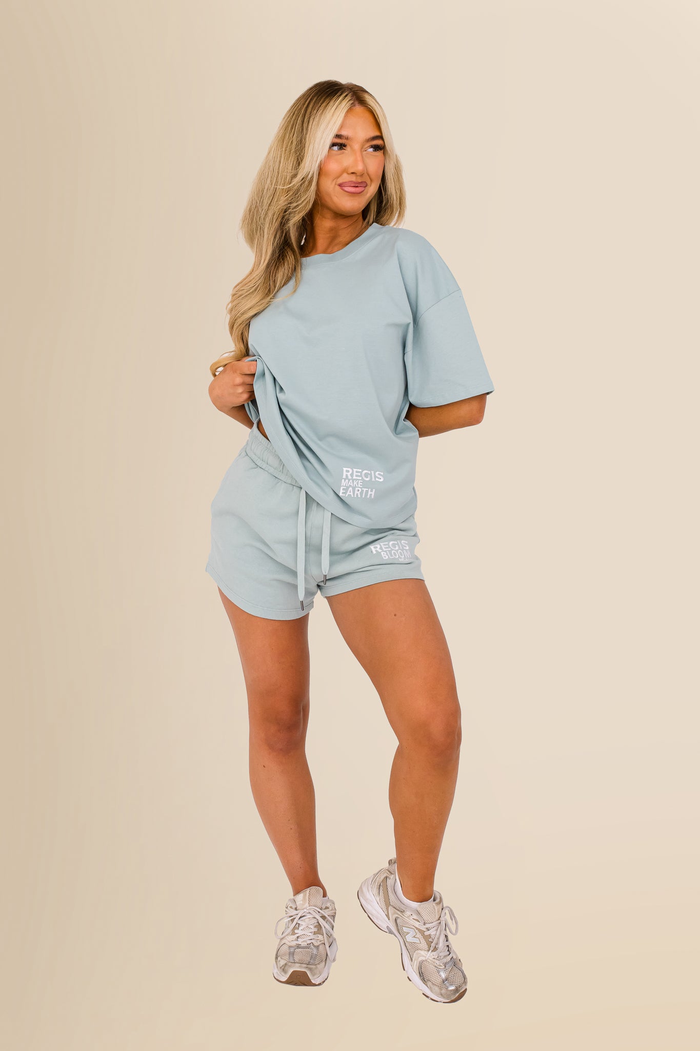 Eco-Friendly Women's French Terry Shorts - 100% Organic - Jade Green