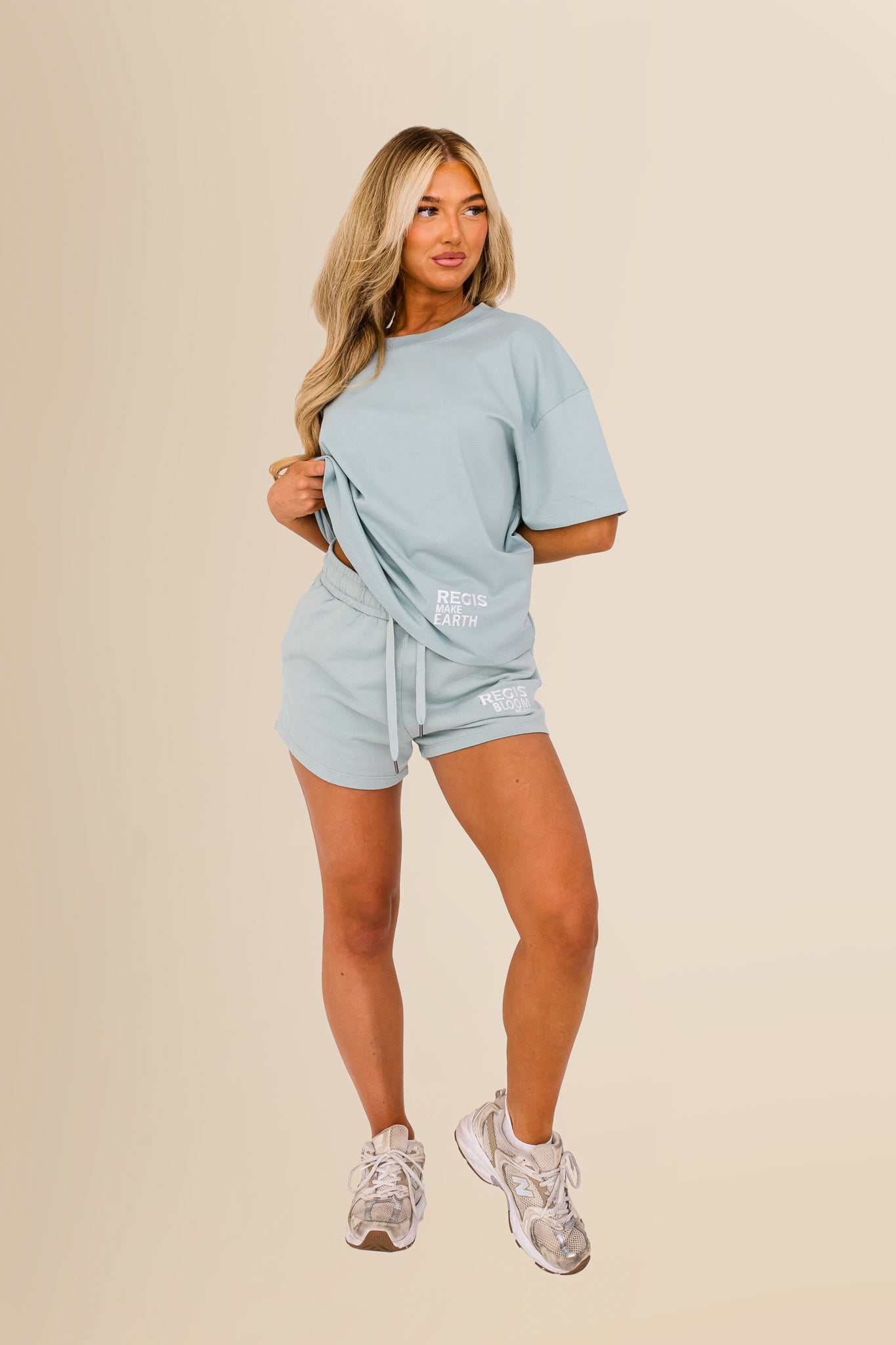 Eco-Friendly Women's French Terry Shorts - 100% Organic - Jade Green