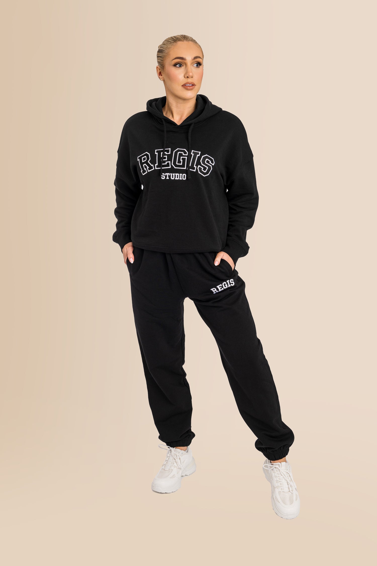 Organic French Terry Jogger Pants - Black