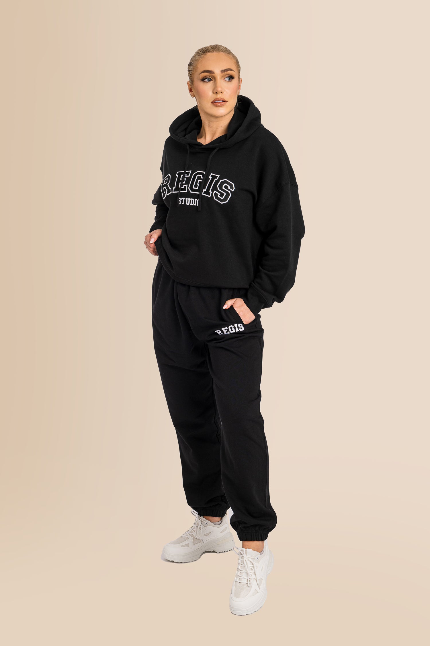 Organic French Terry Jogger Pants - Black