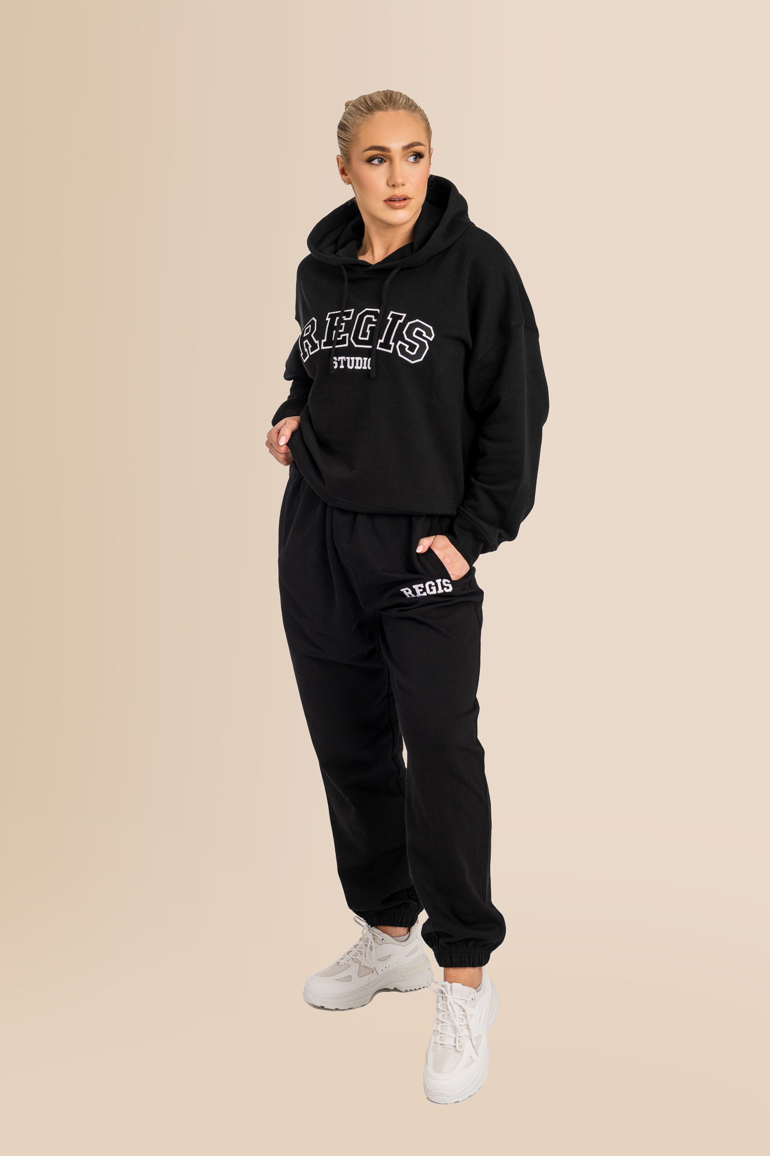 Organic French Terry Jogger Pants - Black