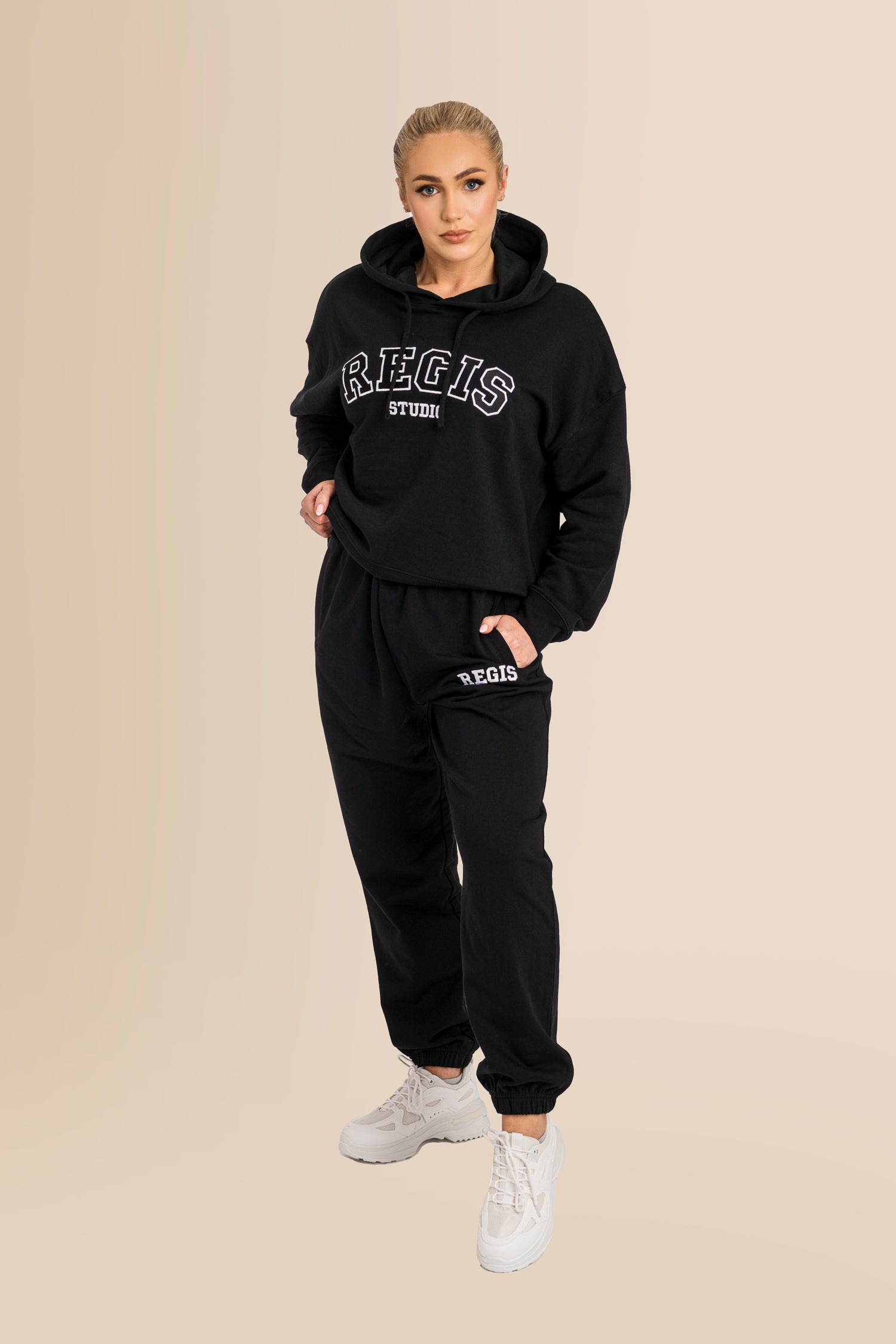 Organic French Terry Jogger Pants - Black