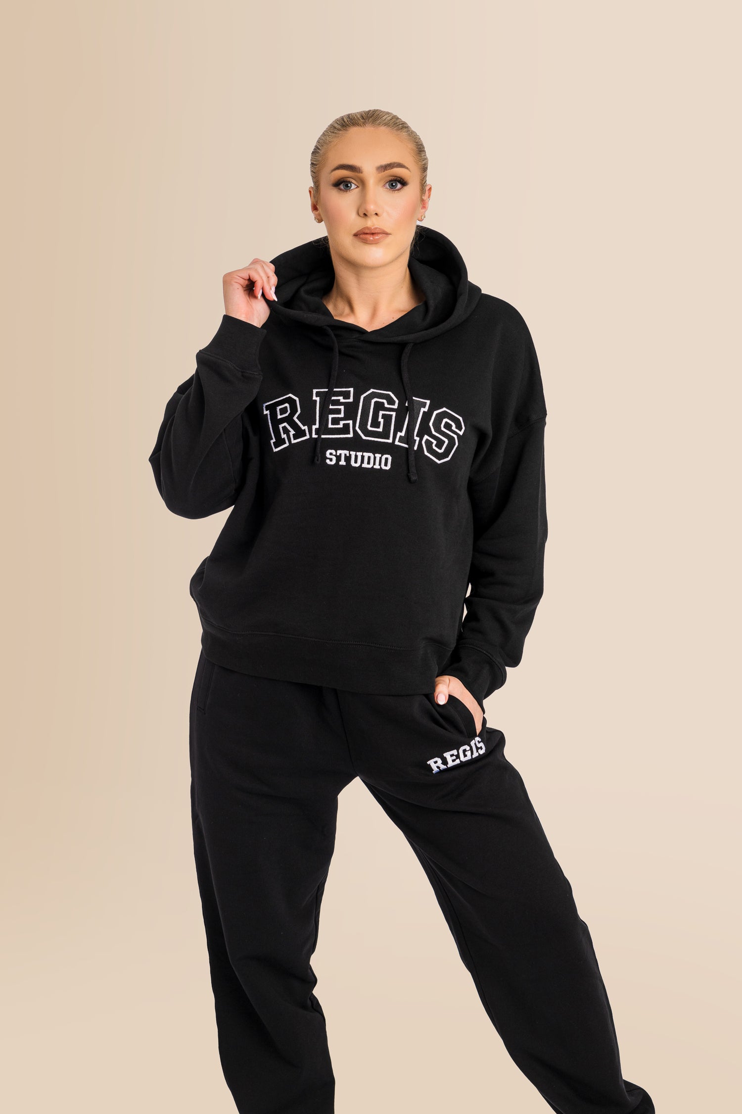 Organic French Terry Jogger Pants - Black