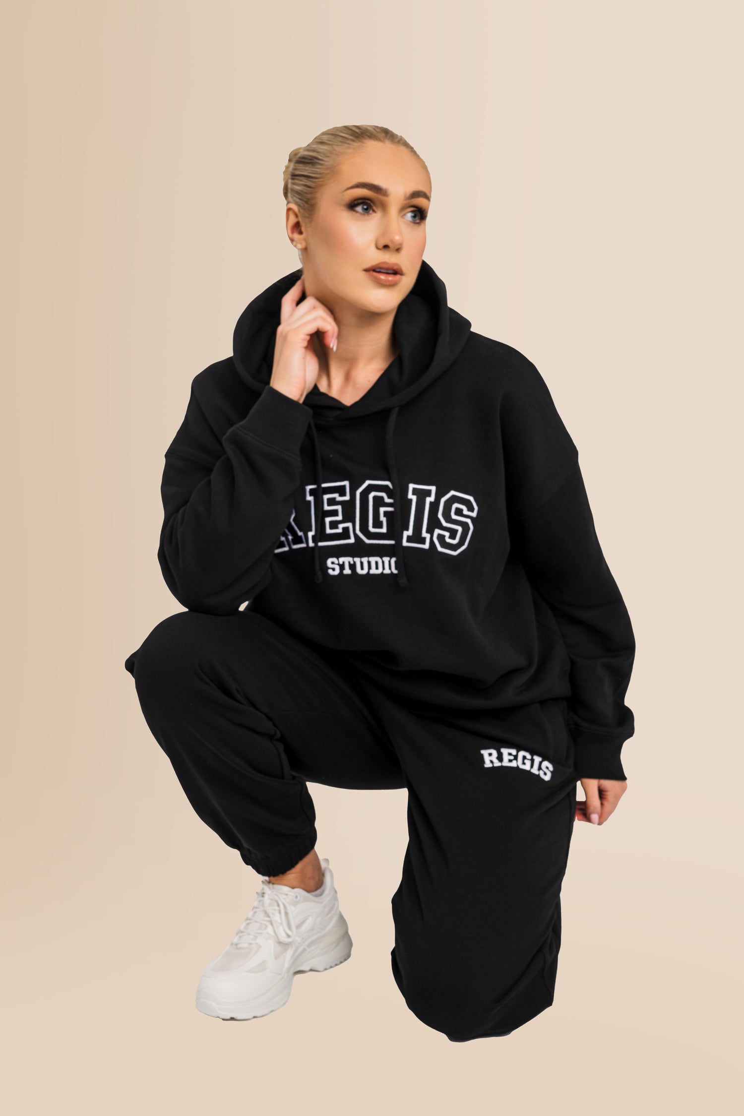 Organic French Terry Jogger Pants - Black